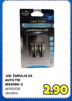 LED ŽARULJA ZA AUTO T10