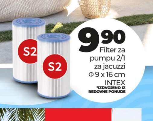 Filter za pumpu 2/1 za jacuzzi