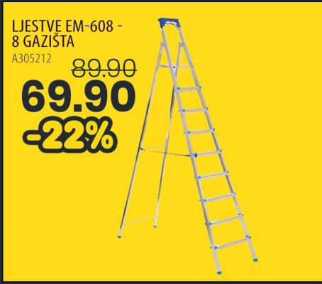 LJESTVE EM-608 - 8 GAZIŠTA