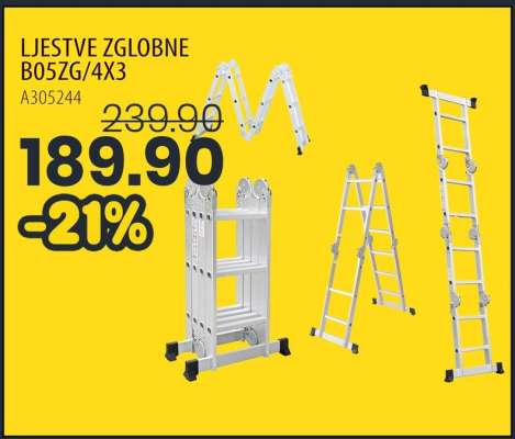 LJESTVE ZGLOBNE B05ZG/4X3