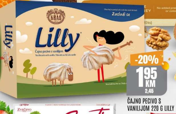 Čajno pecivo s vanilijom Lilly