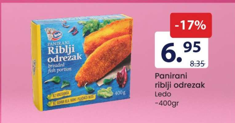 Panirani riblji odrezak