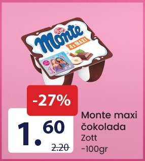 Monte maxi čokolada
