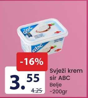 Svježi krem sir ABC