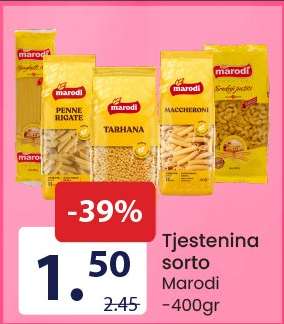 Tjestenina sorto