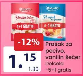 Prašak za pecivo, vanilin šećer