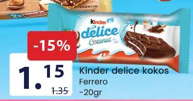 Kinder delice kokos