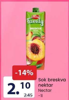 Sok breskva nektar