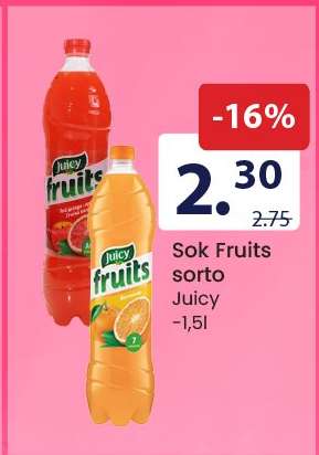Sok Fruits sorto