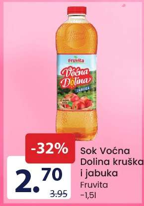 Sok Voćna Dolina kruška i jabuka