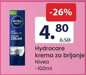 Hydrocare krema za brijanje