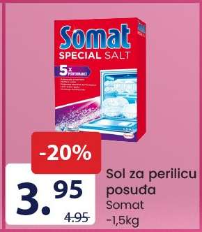 Sol za perilicu posuđa