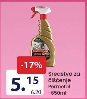 Sredstvo za čišćenje Permetal