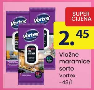 Vlažne maramice sorto Vortex