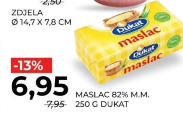 MASLAC 82% M.M. 250 G DUKAT