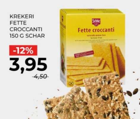 KREKERI FETTE CROCCANTI 150 G SCHAR
