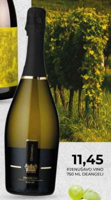 PJENUŠAVO VINO 750 ML DEANGELI