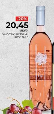 VINO TRNJAK 750 ML ROSE NUIĆ