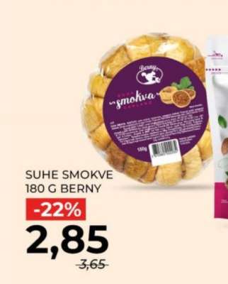 Suhe smokve 180 g Berny