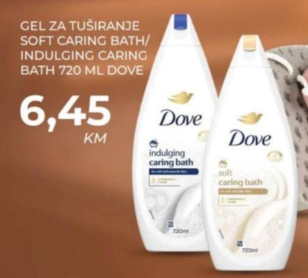Dove Soft/Indulging Caring Bath