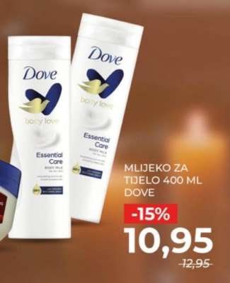 Dove Essential Care Body Milk