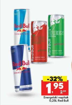 Energetski napitak 0,25L Red Bull