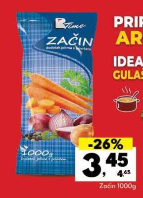 Začin 1000g