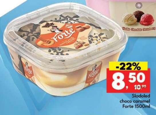 Sladoled choco caramel Forte 1500ml