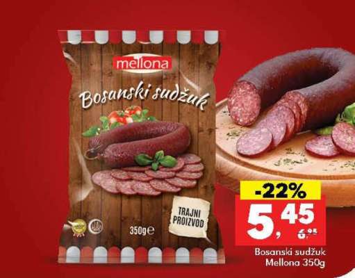 Bosanski sudžuk Mellona 350g