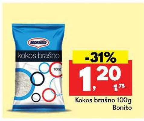 Kokos brašno 100g Bonito