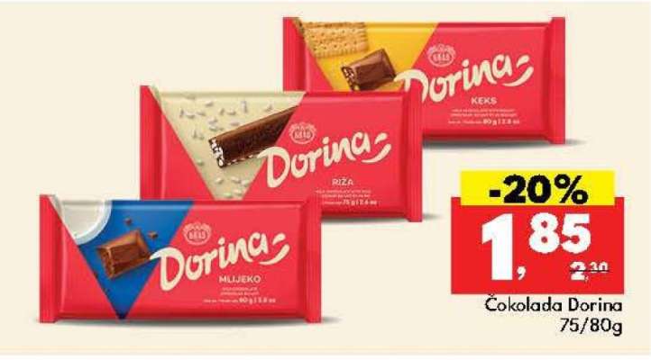 Čokolada Dorina