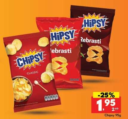 Chipsy 95g