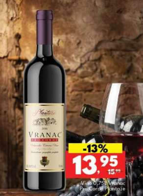 Vino 0,75L Vranac Pro Corde Plantaže