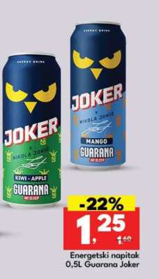 Energetski napitak 0,5L Guarana Joker