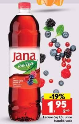 Ledeni čaj 1,5l Jana šumsko voće