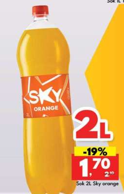 Sok 2L Sky orange