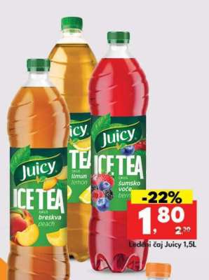 Ledeni čaj Juicy 1,5l