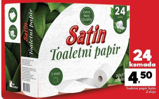 Toaletni papir Satin
