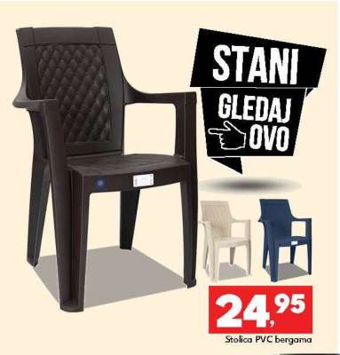 Stolica PVC bergama