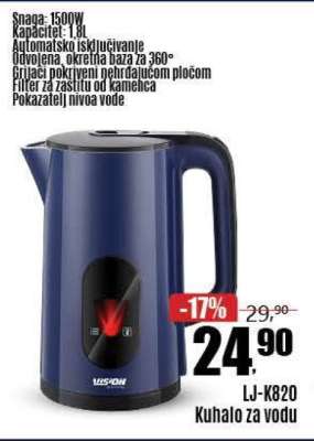 LJ-K820 Kuhalo za vodu