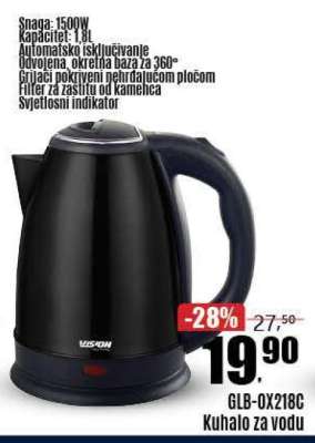 GLB-OX218C Kuhalo za vodu