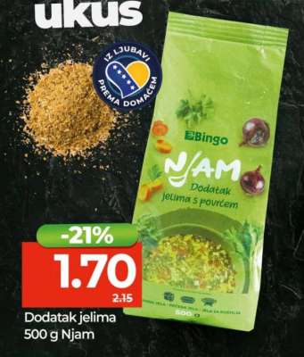 Dodatak jelima 500 g Njam