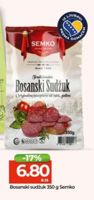 Bosanski sudžuk 350 g Semko