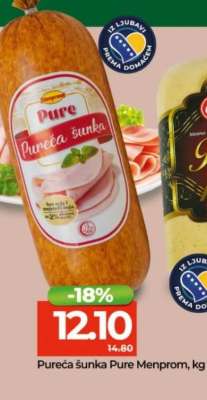 Pureća šunka Pure Menprom, kg