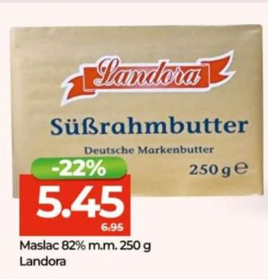 Maslac 82% M.M. 250 g Landora