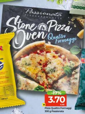 Pizza quattro formaggi