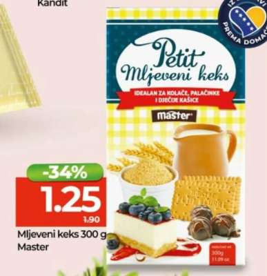 Mljeveni keks 300 g