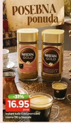 Instant kafa Gold premium/crema 190 g Nescafe