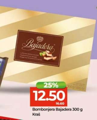 Bombonjera Bajadera 300 g, Kraš
