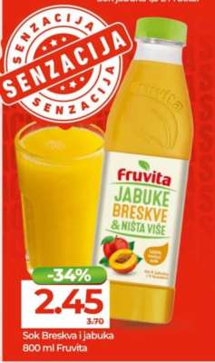 Sok breskva i jabuka